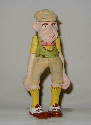 Jan 2005 - I carved this caricature because it is a little different. He stands 7 inches tall, carved from basswood and painted with acrylics. He will likely end up on a little base.