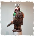 March 2005 - Carved from basswood and finished with acrylic paints. It has been suggested I carve a head that Gunnar has decapitated. The jury is still out on whether or not to do this.