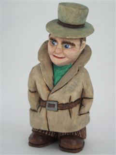 April 2007 - This is the second Little Louie and he is carved from Basswood and stands about 4 inches tall. I enjoyed making the first one so much I had to do a second one.