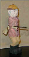 Carved from cottonwood and stands about 8 inches tall. Oct 2002.
