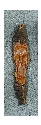 June 2003 - Wood spirit carved from cottonwood bark, stands 15 inches tall.