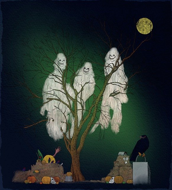 Three Spirits in a Tree