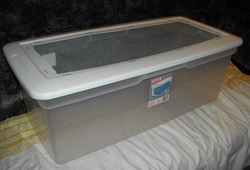 finished bin cage