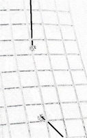 wire threaded correctly through the hardware cloth
